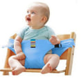 Miniatyrbild 4 av 4: Bärbart säkerhetsbälte Säkerhet Baby Matsalsbälte Bärbar barnstol lila
