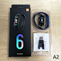 Miniatyrbild 1 av 8: M6 Smart Watch Sports Smart Band med Bluetooth musik Blue Standard Blue With magnetic attraction