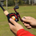 Miniatyrbild 5 av 5: Senaste versionen Baitcast-rulle med 19BB 8.1:1 Gear Ratio High Sp Red 7.2:1 Left