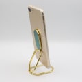 Miniatyrbild 5 av 10: Telefonställ i marmor Magnetisk telefonhållare Justerbart hopfällbart telefongrepp i metall Gold Silver