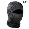 Miniatyrbild 1 av 5: Kamouflage Balaclava Full Face Wargame Cykelhjälm Liner A1 A11