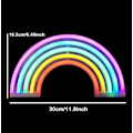 Miniatyrbild 2 av 4: Rainbow Neonskylt, 5 färger - Rainbow LED Light Wall Sign