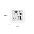 Miniatyrbild 4 av 9: Mini LCD digital termometer elektronisk temperatursensor grön 43 x43mm white