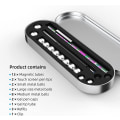 Miniatyrbild 5 av 8: Creative Metal Magnetic Pen Dekompression Toy Fidget Pen Coloful