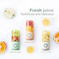 Miniatyrbild 10 av 10: Mini Bärbar Juicer USB Electric Frukt Smoothie Blender grön 12*7,5cm white