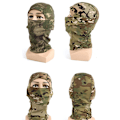 Miniatyrbild 4 av 5: Kamouflage Balaclava Full Face Wargame Cykelhjälm Liner A1 A3