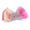 Miniatyrbild 5 av 11: Barnspets Prinsessan Aisha Crown Bow Hårnålshuvudbonad Blue Lace Crown Bow