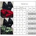 Miniatyrbild 4 av 4: Lady Sexiga underkläder Sovkläder Babydoll Spets Nattkläder Pyjamas Set grön XL red M