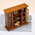 Miniatyrbild 4 av 8: 1:12 Dockskåp Miniatyr Väggskåp Hylla Förvaringsställ Garderob