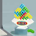 Miniatyrbild 1 av 10: Pussel 3D Block Tetris Balansblock Brädspel Leksaker färgglada