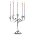 Miniatyrbild 1 av 5: Silver Kandelaber Hållare 5 Arm 27cm Tall Taper Candles