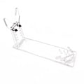 Miniatyrbild 1 av 8: Klar akryl Hand Display Stand Pistol Rack Hållare för modell Svart Clear