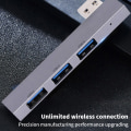 Miniatyrbild 3 av 6: 3 i 1 USB Hub 3 portar Extended Plug Portable A A