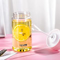 Miniatyrbild 7 av 8: 380 ml automatisk blandningskopp elektrisk proteinshakerflaska grön 380ml pink