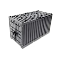 Miniatyrbild 7 av 8: Base Container Blocks MOC Building Blocks Toy Brown Brown