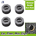 Miniatyrbild 2 av 5: 4ST Universal Bilgolvmatta Anti-Slip Clips Auto mattfixering Svart Black