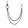 Miniatyrbild 1 av 7: Byxor Chain Denim Chain Hip Hop Punk Kläder Accessoarer
