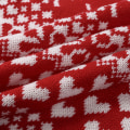 Miniatyrbild 10 av 10: Dam Höst Vinter Jultröja Dam Stickad Tröja vit medium red medium