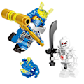 Miniatyrbild 3 av 5: Set med 32 st Minifigurer Wu Master byggklossar Leksaker