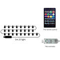 Miniatyrbild 2 av 8: Utomhus julgran RGB String Lights dekoration 10m25leds 5m25leds