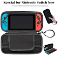 Miniatyrbild 3 av 7: Fodral för Nintendo Switch Hård Förvaringsväska Svart