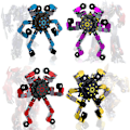 Miniatyrbild 1 av 5: 4st Fidget Spinner Leksaker Robot Deformerbar Fingertop Spinner För