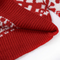 Miniatyrbild 9 av 10: Dam Höst Vinter Jultröja Dam Stickad Tröja vit medium red medium