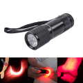 Miniatyrbild 1 av 5: Röd LED Ficklampa Infraröd Ven Imaging 625nm Rött Ljus 9 LED Rött Ljus En Storlek