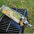 Pikkukuva 10 / 11: XL Grillkorg m Uppgraderad Handtag.  Rullgrill 30cm+17cm Handtag