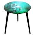 Pikkukuva 5 / 5: Glas Enhörning Bord - Forest Unicorn
