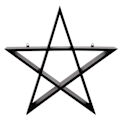 Pikkukuva 2 / 3: PENTAGRAM Väggshyllan . 40cm o diameter