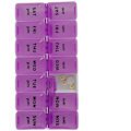 Miniatyrbilde 5 av 7: PILLERASK 14 Fack / För 1Veckor/7Dagar doserings Purple Lila Doseringssaskar