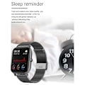 Miniatyrbillede 5 af 11: Stilren Smartklocka m Rostfritt Armband Black