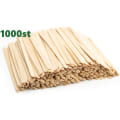 Miniatyrbilde 1 av 6: 1000 Pack Kaffeblandare Rörpinnar i Trä