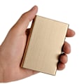Miniatyrbild 7 av 11: Silverglas Exklusiv Stål Korthållare / Plånbok . RFID Säker Silverglas