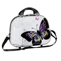Miniatyrbillede 4 af 4: Butterfly Skönhetsväska m Axelrem. Anpassad till Handbaggage