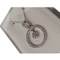 Pikkukuva 1 / 2: Halsband i äkta silver prydd med Kubisk Zirkonia