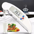 Miniatyrbilde 3 av 7: Grilltermomter - Digital Termometer i Vikbar Design Silver
