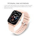 Miniatyrbillede 4 af 7: Stilren Smartklocka P8b Med Massa Funktioner Pink