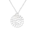 Miniatyrbilde 2 av 2: Äkta Silver 925 Laserskuren Eye Of Horus m Kedja. Alla Hjärtans Dag