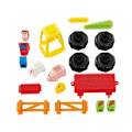 Pikkukuva 2 / 4: Stickle Bricks Farm Set Förskola Bygg leksak.  Fr 18mån+