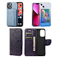 Miniatyrbild 1 av 7: 3-Pack IPhone 13 .1 Plånboksfodral o 2 Bakskal