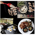 Miniatyrbild 3 av 9: 5-Pack Grillmatta Ugnsmatta & Bakningsmatta - Non Stick 40x33cm