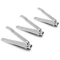 Miniatyrbilde 2 av 2: 3Pack Effektiva Nagelklippare i rostfritt stål 6,8 5,2 o 4,7cm
