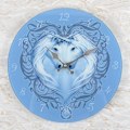 Pikkukuva 1 / 3: 34cm Enhörning Väggklocka i glas - klocka