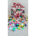 Miniatyrbillede 5 af 11: Återanvändbar Adventskalendrar Fylld m Bilar MindGame Squishy Pop-it mm