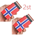 Pikkukuva 1 / 2: 2ST Pop Up Korthållare . Norsk Flagga