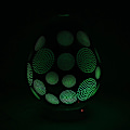 Pikkukuva 3 / 5: Silvrig Luftfuktare 3D Firework Aromalampa LED-ljus.