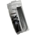 Miniatyrbilde 2 av 2: Äkta Läder Vattentätt Klockarmband i 24mm m 2 sprintar . Svart Black