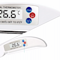 Miniatyrbilde 6 av 7: Grilltermomter - Digital Termometer i Vikbar Design Silver